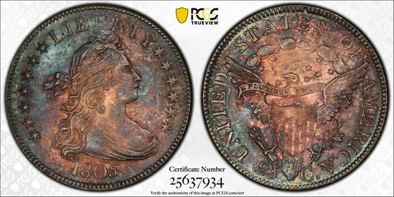 1805 Draped Bust Quarter