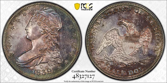 1839-O Capped Bust Half Dollar, Specimen