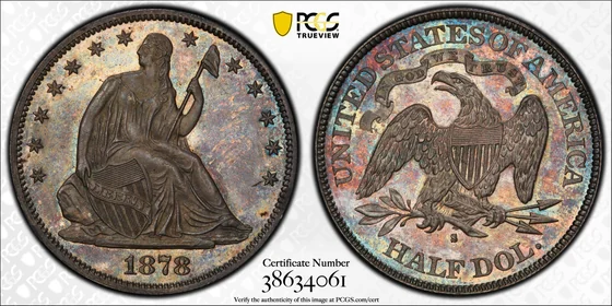 1878-S Liberty Seated Half Dollar