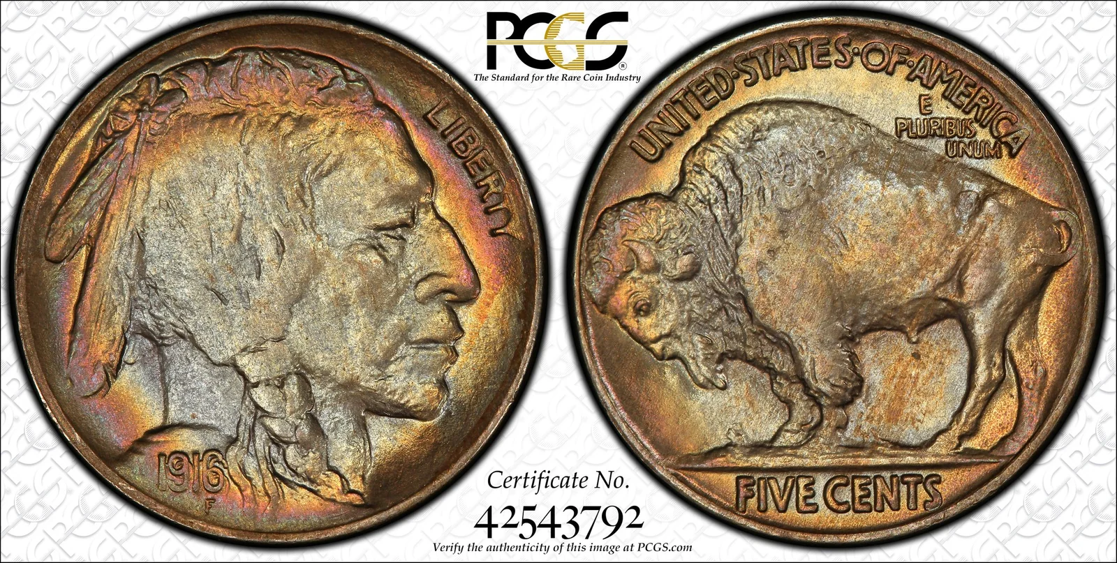 Representative 1916 doubled die obverse Buffalo nickel, not an identified listed auction specimen