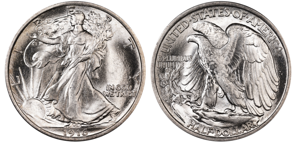 1916 Half Dollar