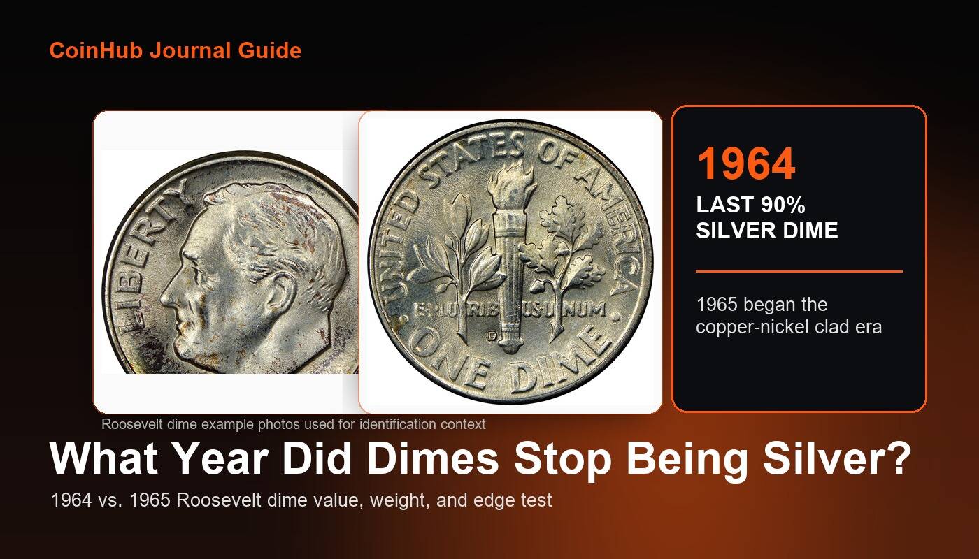 What Year Did Dimes Stop Being Silver? 1964 vs. 1965 Guide