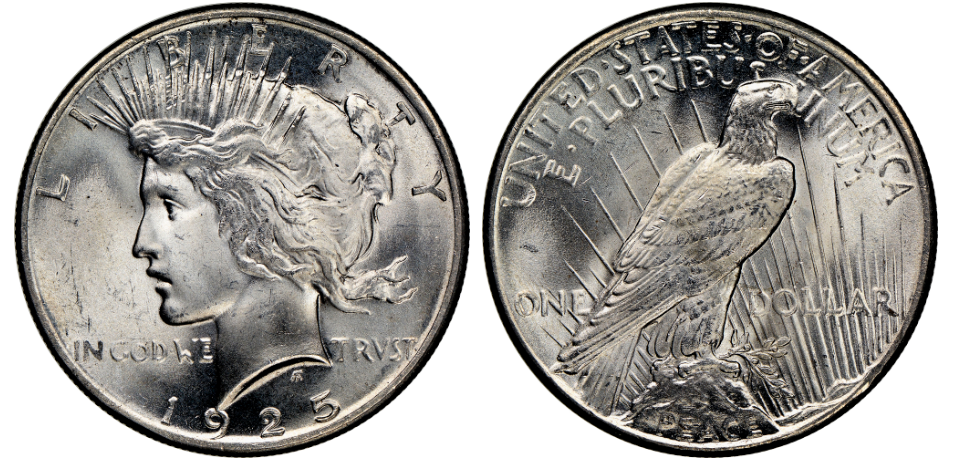 1925 Peace Dollar