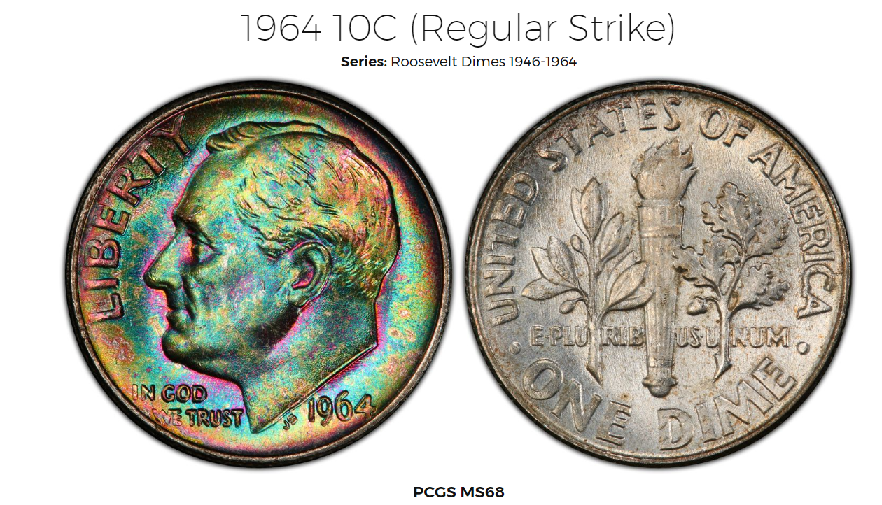 1964 dime value