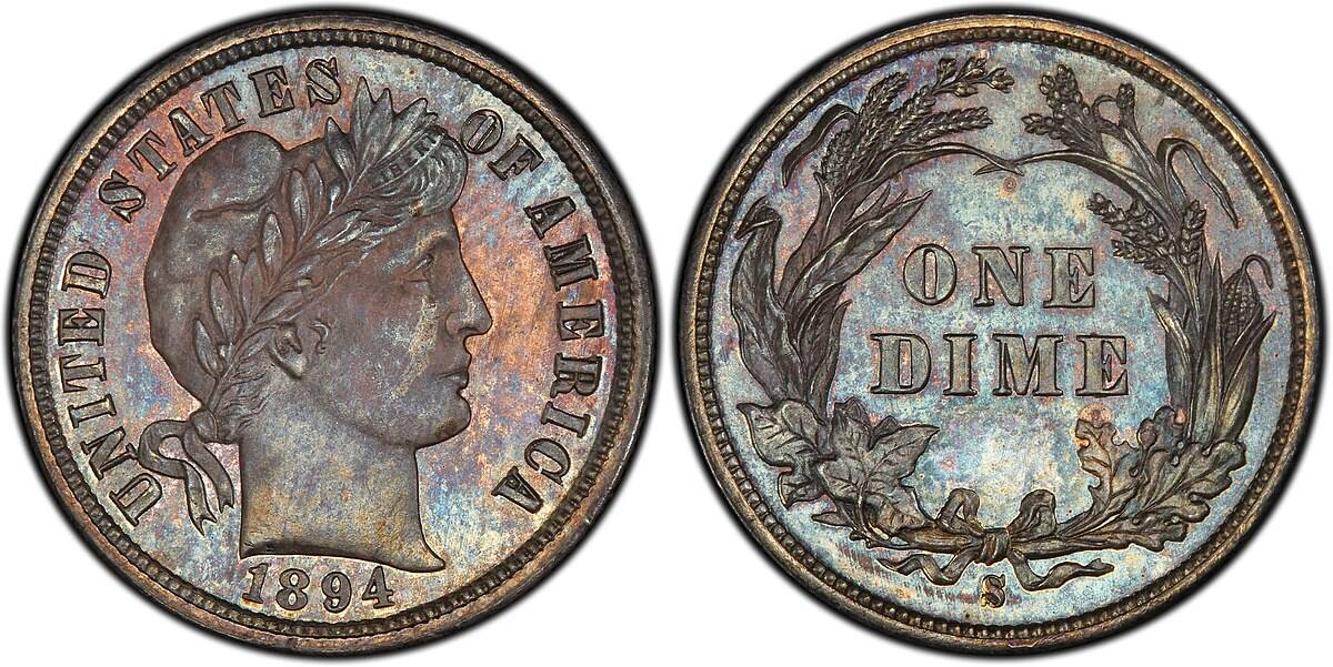 Barber dime value