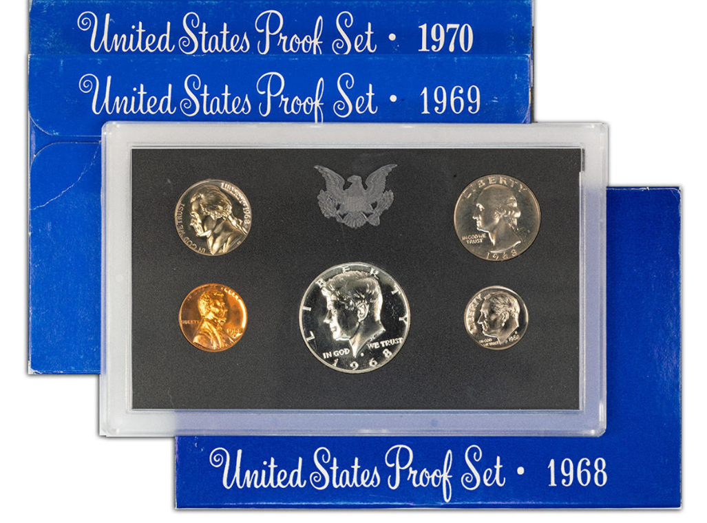 blue proof set value