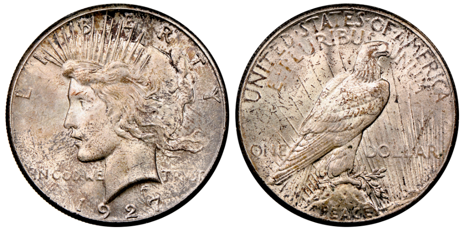 1927 Peace Dollar