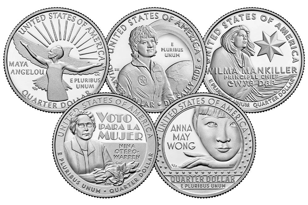 2022 American Women Quarters: Values and Varieties