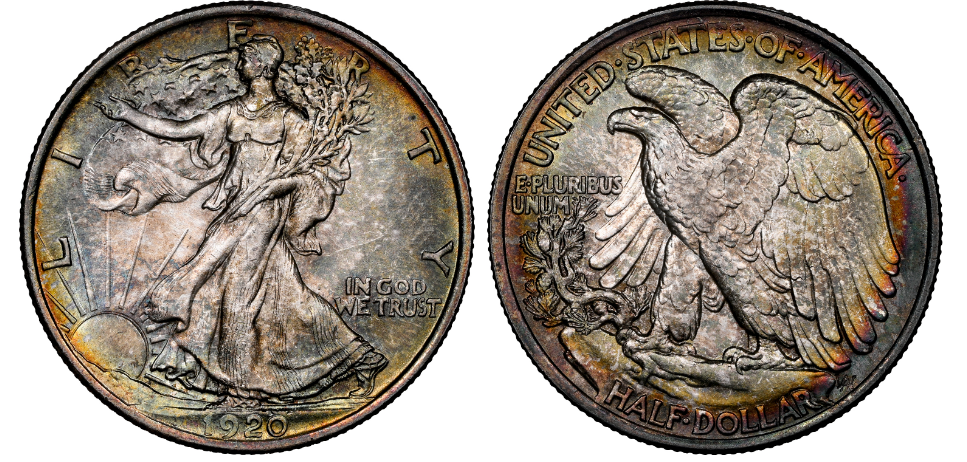 1920 Walking Liberty Half Dollar