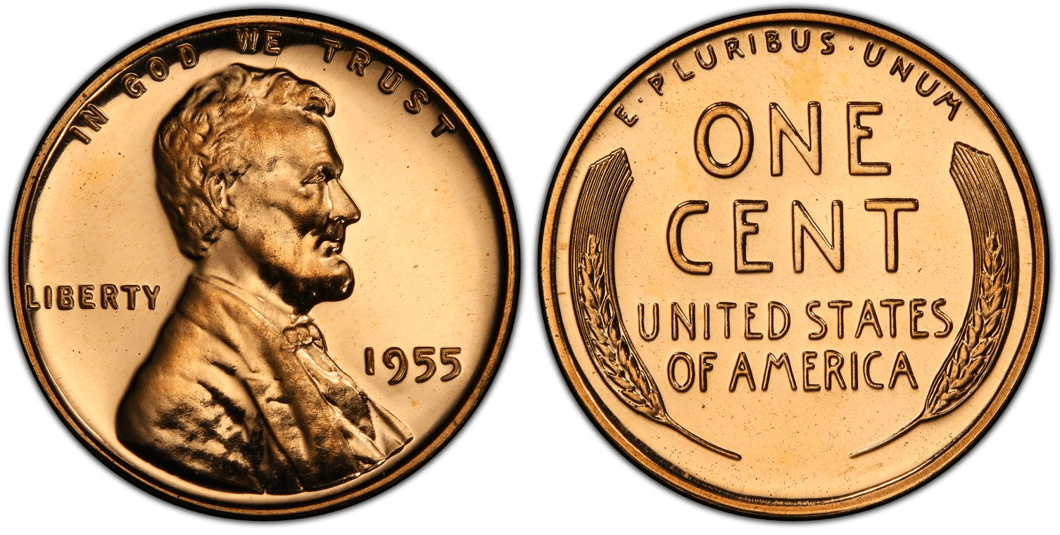1955 Wheat Penny Value