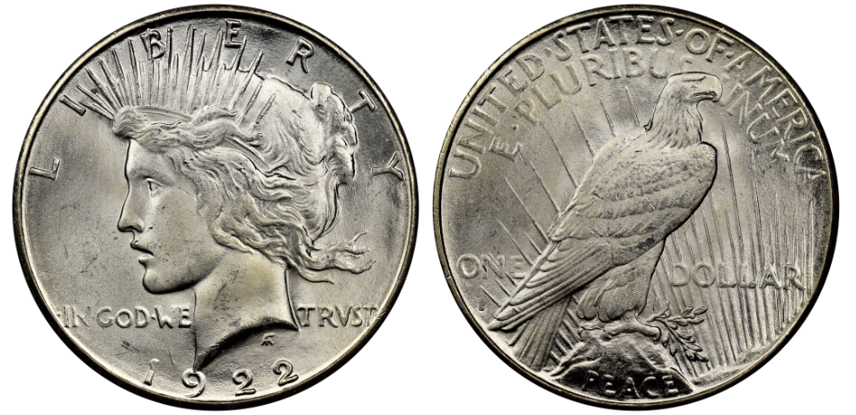 1922 Peace Dollar