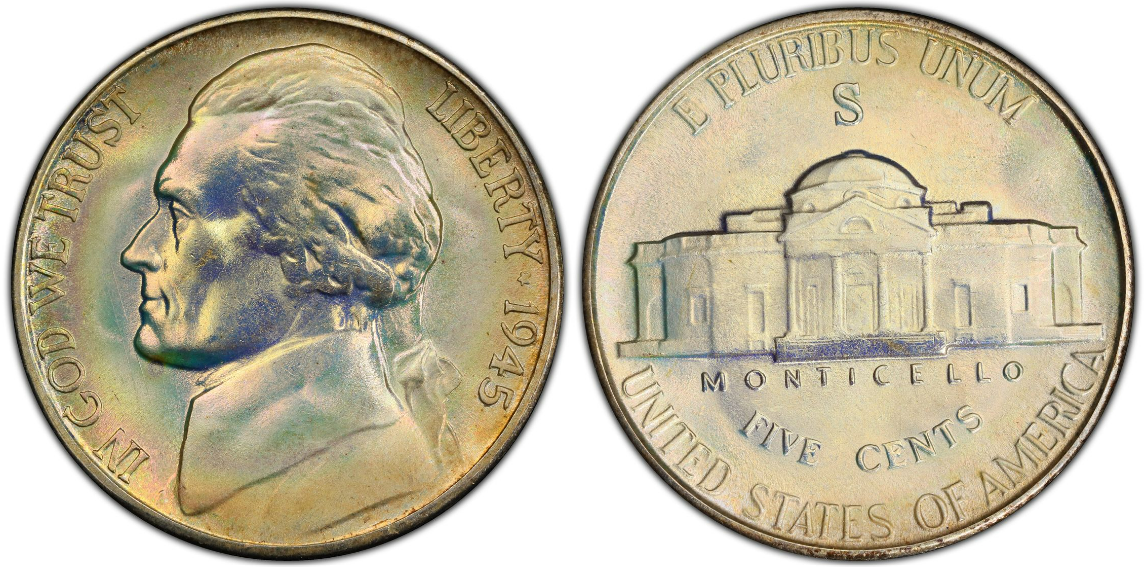 1945-S Jefferson Nickel